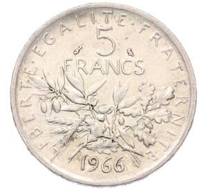 5 франков 1966 года Франция — Фото №1