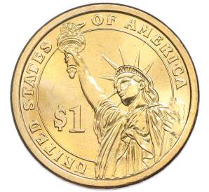 1 доллар 2010 года (D) США «15-й президент США Джеймс Бьюкенен»