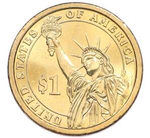 1 доллар 2009 года (P) США «9-й президент США Уильям Гаррисон»