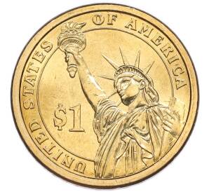 1 доллар 2007 года (P) США «4-й президент США Джеймс Мэдисон»