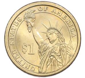 1 доллар 2008 года (P) США «5-й президент США Джеймс Монро»