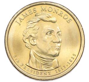 1 доллар 2007 года (P) США «5-й президент США Джеймс Монро»