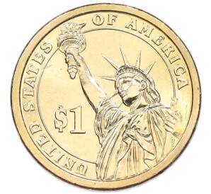 1 доллар 2010 года (P) США «16-й президент США Авраам Линкольн»