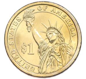 1 доллар 2010 года (Р) США «15-й президент США Джеймс Бьюкенен»