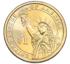 1 доллар 2008 года (P) США «6-й президент США Джон Куинси Адамс»