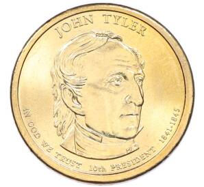 1 доллар 2009 года (Р) США «10-й президент США Джон Тайлер»