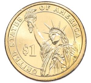 1 доллар 2009 года (Р) США «10-й президент США Джон Тайлер»