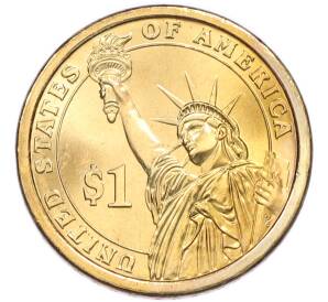 1 доллар 2009 года (P) США «9-й президент США Уильям Гаррисон»