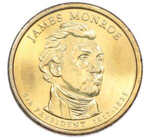 1 доллар 2008 года (Р) США «5-й президент США Джеймс Монро»