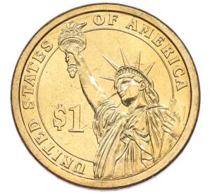 1 доллар 2007 года (P) США «4-й президент США Джеймс Мэдисон»