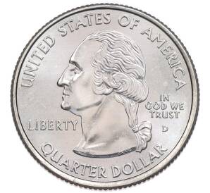 1/4 доллара (25 центов) 2006 года D США «Штаты и территории — Северная Дакота»