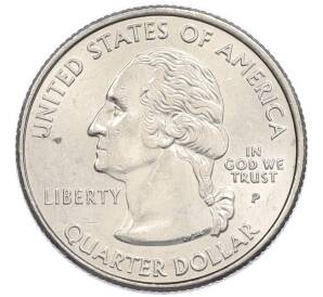 1/4 доллара (25 центов) 2003 года P США «Штаты и территории — Иллинойс» — Фото №2