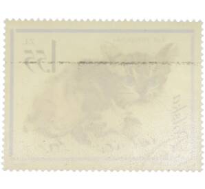 Почтовая марка 1.55 злотых 1964 года Польша «Кошки — Европейская короткошерстная кошка» — Фото №2