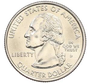 1/4 доллара (25 центов) 2007 года D США «Штаты и территории — Монтана»