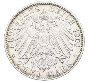 2 марки 1904 года J Германия (Бремен) — Фото №2