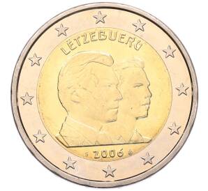 2 евро 2006 года Люксембург «25 лет принцу Гийома» — Фото №1