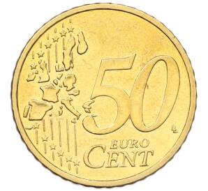 50 евроцентов 2002 года D Германия