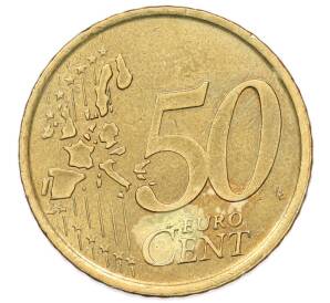 50 евроцентов 2000 года Испания