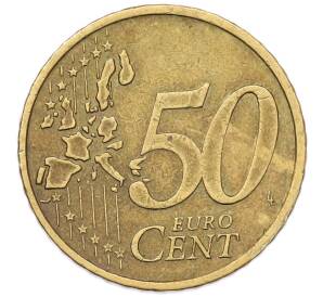50 евроцентов 2002 года D Германия