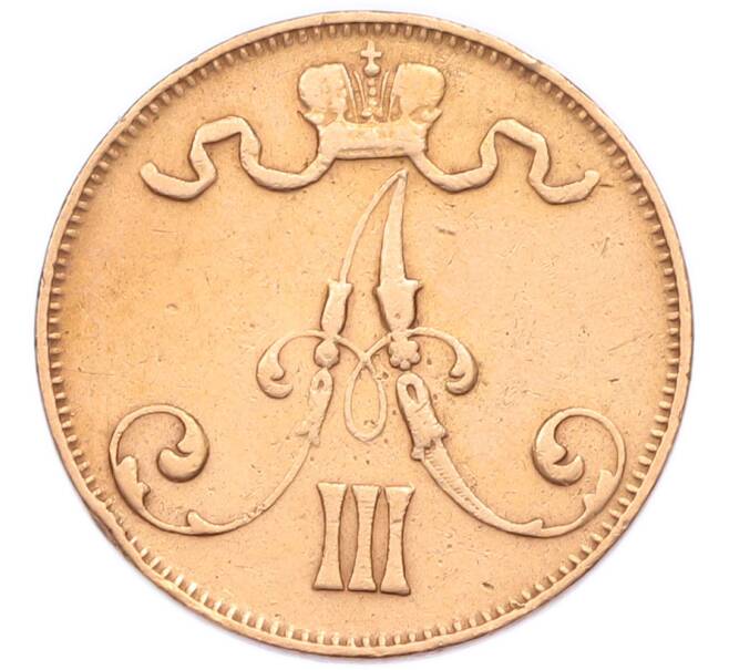 Монета 5 пенни 1889 года Русская Финляндия (Артикул: T11-53629) — Фото №2