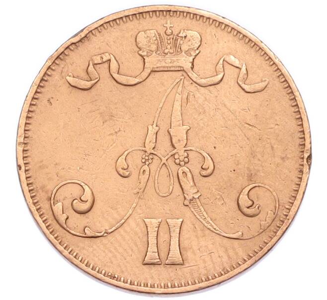 Монета 5 пенни 1873 года Русская Финляндия (Артикул: T11-53633) — Фото №2