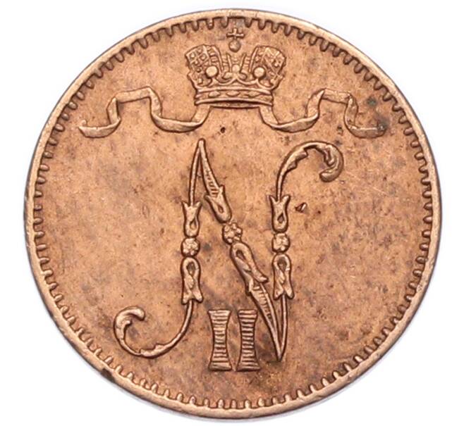 Монета 1 пенни 1903 года Русская Финляндия (Артикул: T11-53638) — Фото №2