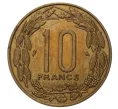 Монета 10 франков 1961 года Экваториальная Африка (Камерун) (Артикул M2-37218)