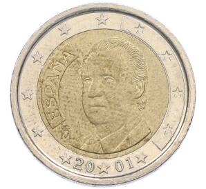 2 евро 2001 года Испания — Фото №1