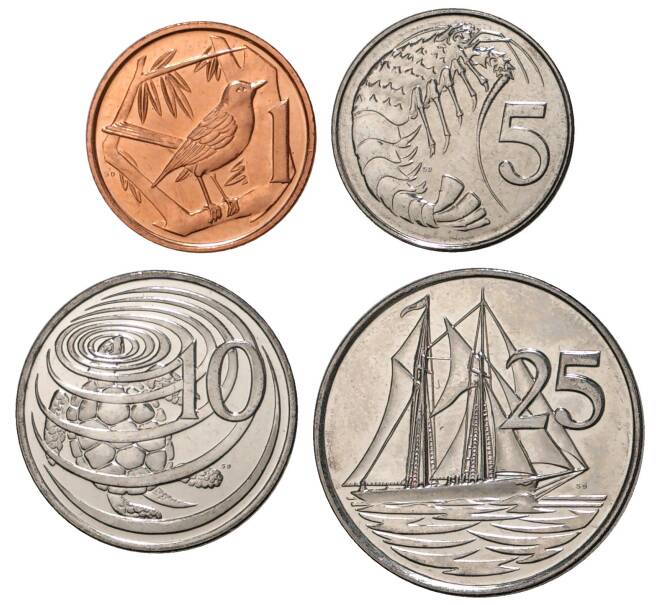 Набор монет 2008 года Каймановы острова (Артикул M3-0887)