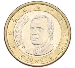 1 евро 2007 года Испания