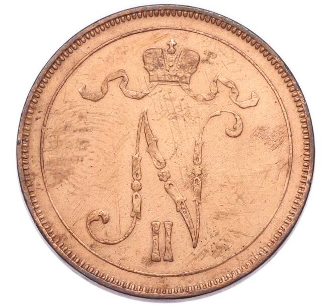 Монета 10 пенни 1896 года Русская Финляндия (Артикул: T11-53819) — Фото №2