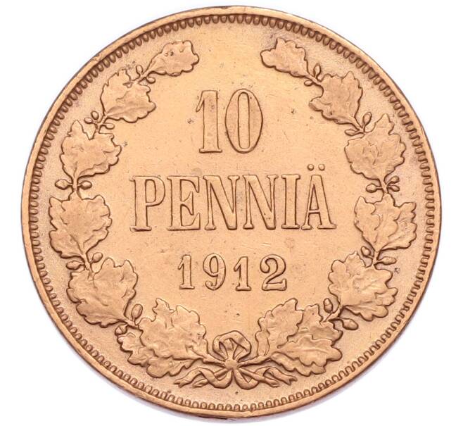 Монета 10 пенни 1912 года Русская Финляндия (Артикул: T11-53821) — Фото №1