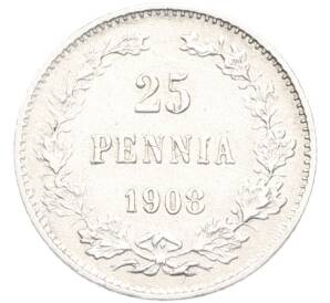 25 пенни 1908 года Русская Финляндия — Фото №1