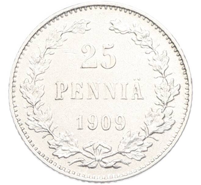 Монета 25 пенни 1909 года Русская Финляндия (Артикул: T11-53826) — Фото №1