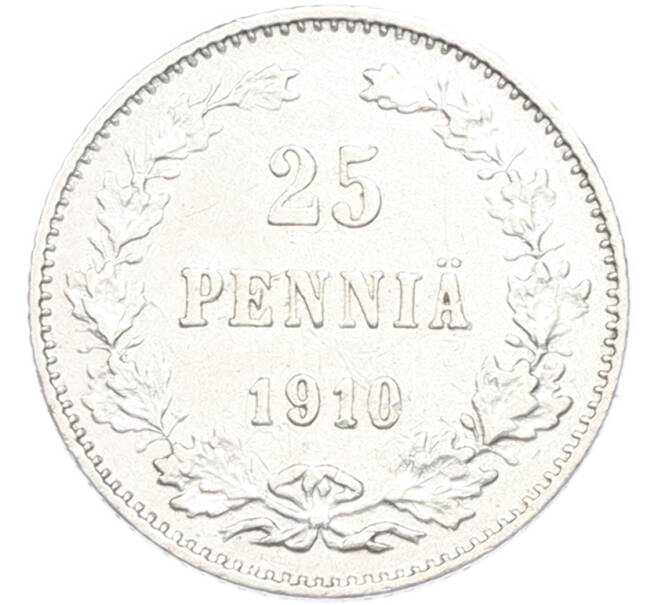 Монета 25 пенни 1910 года Русская Финляндия (Артикул: T11-53827) — Фото №1