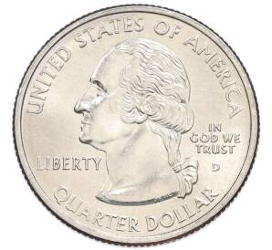1/4 доллара (25 центов) 2005 года D США «Штаты и территории — Калифорния» — Фото №2