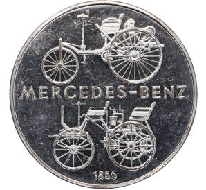 Настольная памятная медаль 1896 года Германия «100 лет автомобилю (Daimler-Benz)»