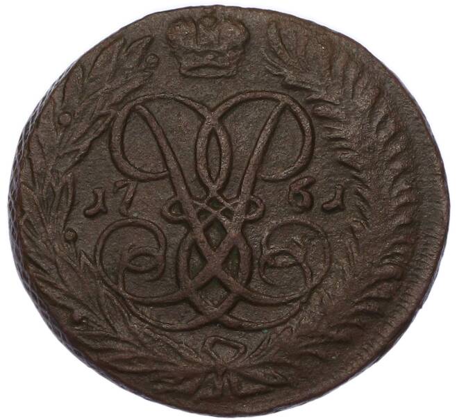 Монета 2 копейки 1761 года (Артикул: K7-4590) — Фото №1