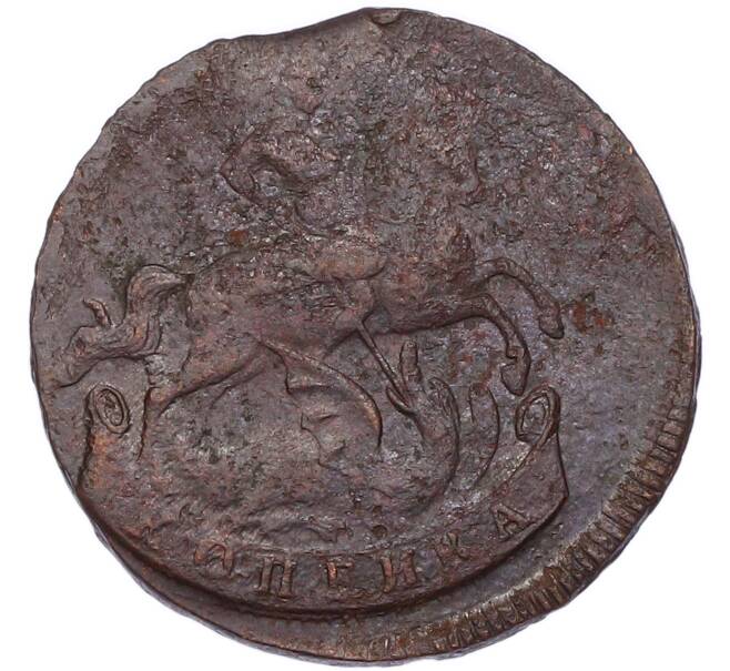 Монета 1 копейка 1760 года (Артикул: K7-4601) — Фото №2