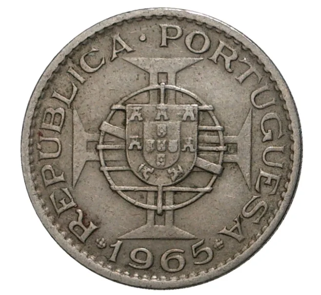 Монета 2.5 эскудо 1965 года Португальский Мозамбик (Артикул M2-37303)