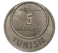 Монета 5 франков 1954 года Тунис (Французский протекторат) (Артикул M2-37304)