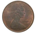 Монета 1 пенни 1966 года Гамбия (Артикул M2-37307)
