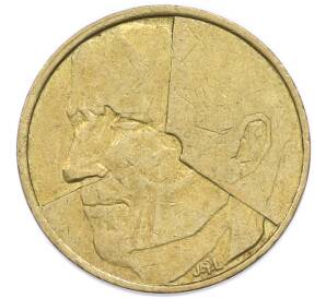 5 франков 1986 года Бельгия (Надпись на голландском BELGIE) — Фото №2