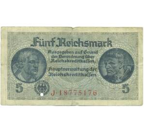 5 рейхсмарок 1940 года Германия — Фото №1
