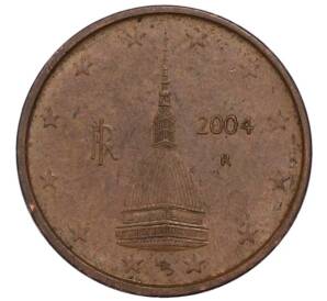 2 евроцента 2004 года Италия — Фото №1