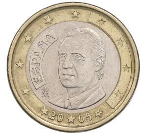 1 евро 2005 года Испания — Фото №1