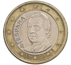 1 евро 1999 года Испания — Фото №1