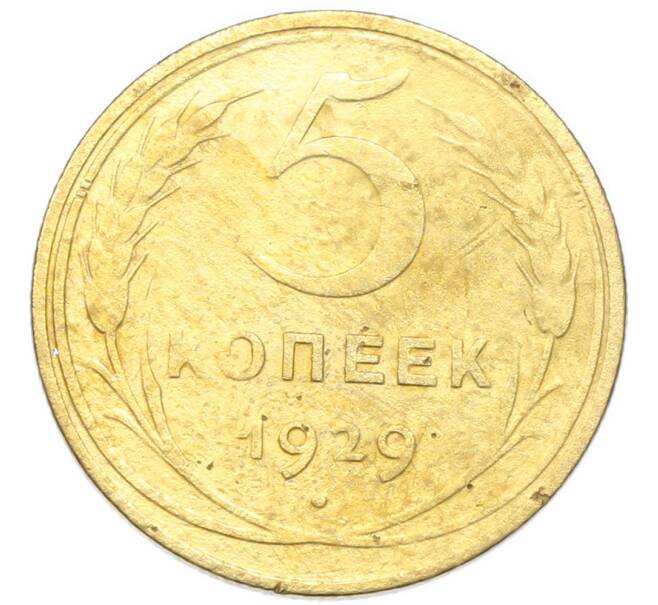 Монета 5 копеек 1929 года (Артикул: K12-93927) — Фото №1