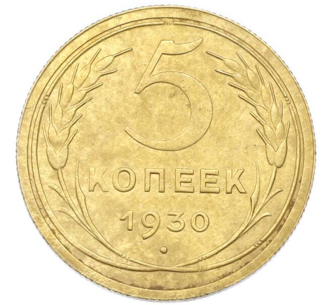 Монета 5 копеек 1930 года (Артикул: K12-93944) — Фото №1