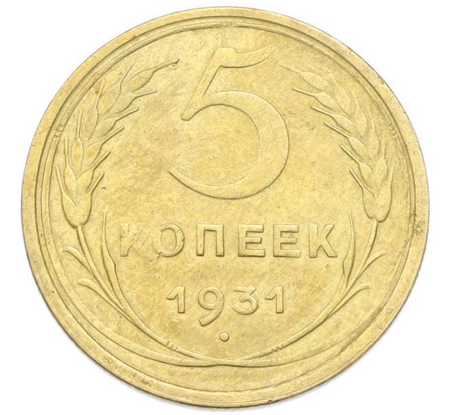 Монета 5 копеек 1931 года (Артикул: K12-93966) — Фото №1